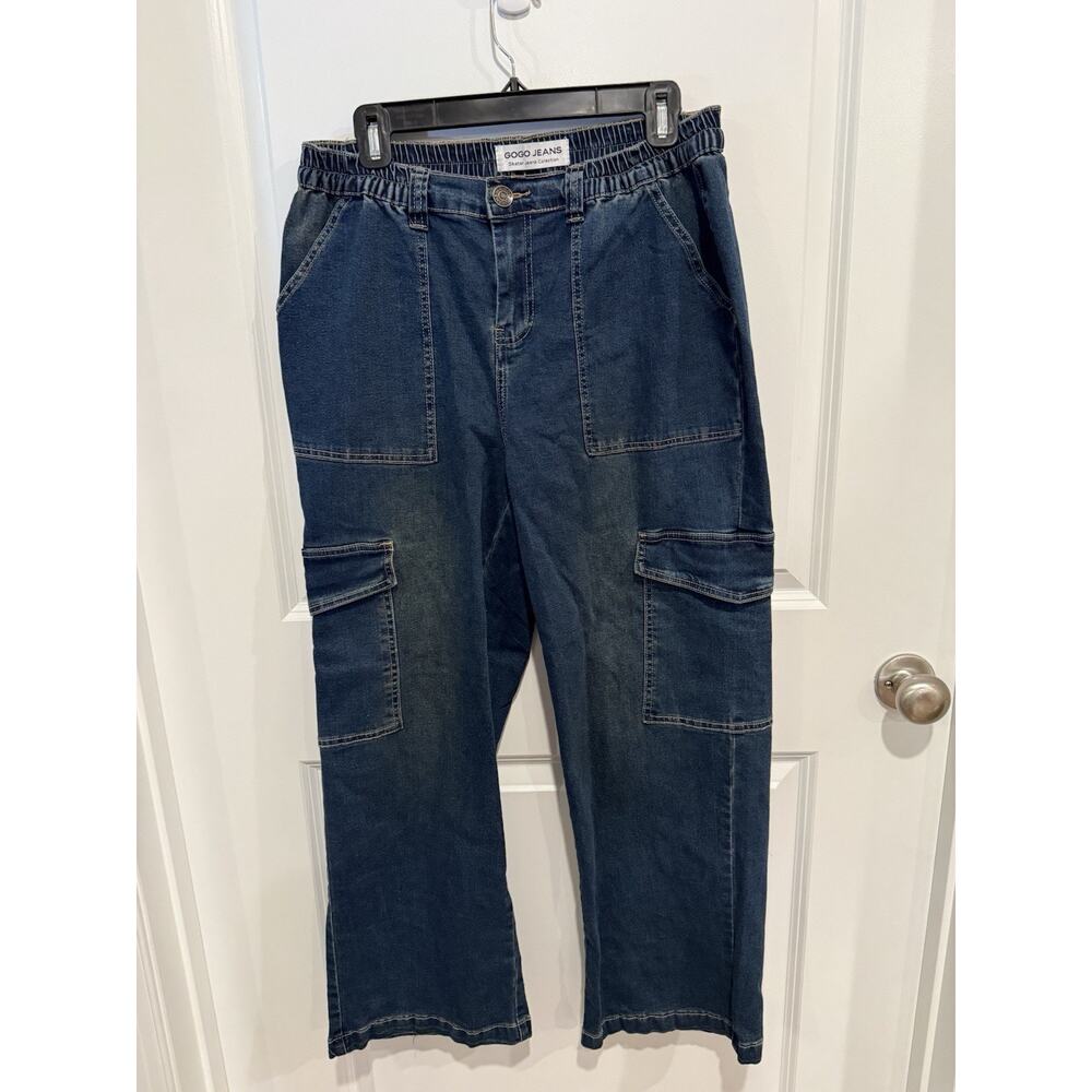 Gogo Jean Collection Size 14 Skater Cargo Jeans Relaxed Fit Y2K Wide Leg